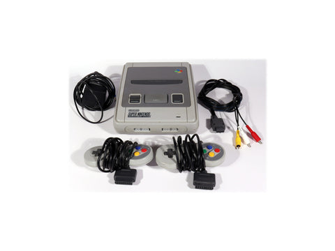 Super Nintendo SNES Konsole + 2 Controller + alle Kabel