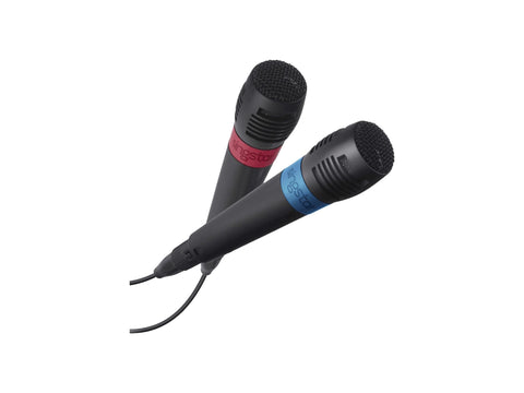 Original SingStar Mikrofon Doppelpack mit USB Adapter (PS2)