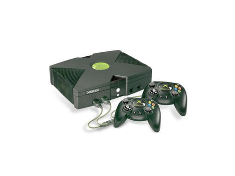 Microsoft Xbox Konsole + alle Kabel + 2 original Controller Fat